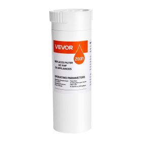 VEVOR Refrigerator Water Filter Replacement, Carbon Block Filtration for Clear Drinking Water, Certified to Reduce Chlorine, Taste & Odor, Lead