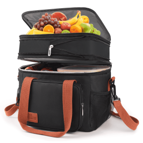 17L Expandable Insulated Lunch Box Bag for Women/Men, Leak-Proof & Freezer-Safe