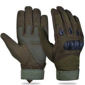 XG-TG1 Trail Shield Hard Knuckle Tactical Gloves (Color: Army Green, size: medium)