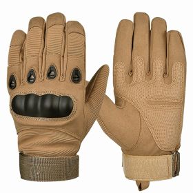 XG-TG1 Trail Shield Hard Knuckle Tactical Gloves (Color: Khaki, size: X-Large)